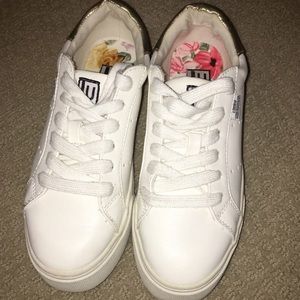 London Underground WHITE platform sneakers